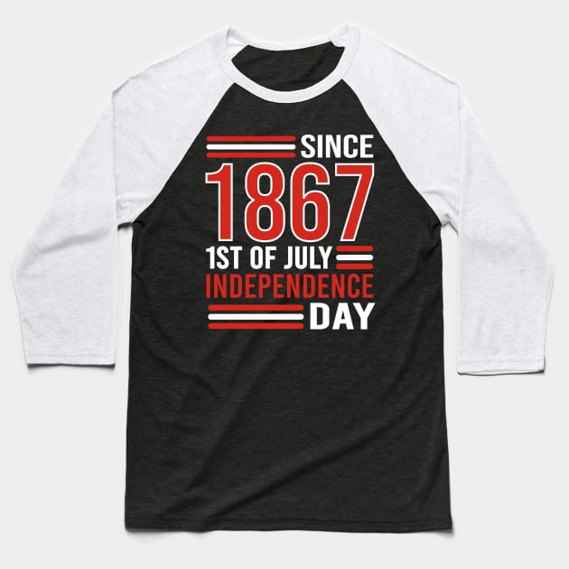 happy canada day independence 2020 Baseball T-Shirt by DragonTees